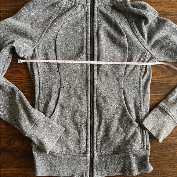 Lululemon Scuba Hoodie Light Cotton Fleece Luminesce Splatter White - Picture 5 of 7